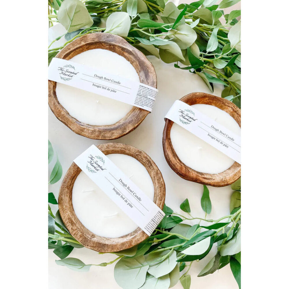 Dough Bowl Candle - 4"